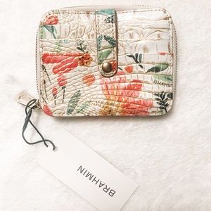 New Brahmin SALINGER Travel Zip Wallet